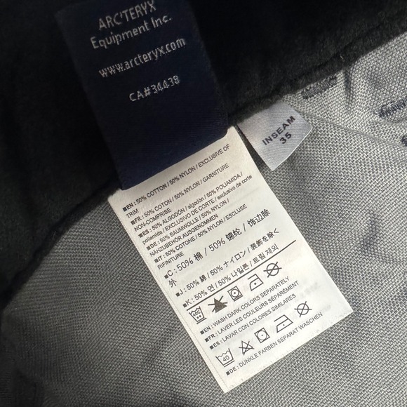 Arc'teryx Leaf Xfuntional AR Pants Men's 32x30 Gray Tactical Carpenter Utility - Picture 8 of 8